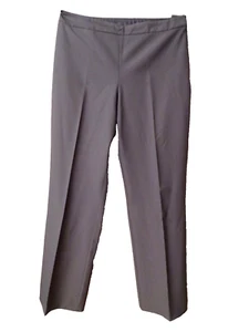 Sigrid Olsen Size 12 Business Pants Gray Trouser Career Office Work NWT Stretch - Picture 1 of 8