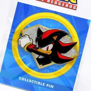 Shadow The Hedgehog Sonic Golden Series Enamel Pin Figure Collectible Full Color - Picture 1 of 1