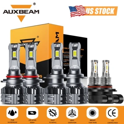 For Subaru Outback 2005-09 AUXBEAM Canbus LED Headlight High Low Beam Fog Lights Foto 1 de 4