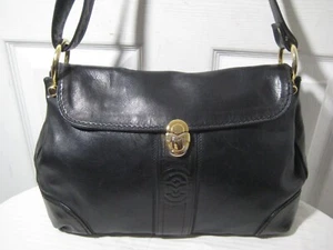 MARINO ORLANDI Kuriertasche aus schwarzem Leder - Bild 1 von 19