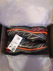 Talla 13 Salomon XT-6 Pizarra/Chocolate Ciruela/Rojo Naranja Nuevo - Imagen 1 de 6