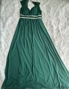 EVER-PRETTY Sweetheart Cut Out Back Chiffon Dress With Pearls Belt Formal Dresse - Picture 1 of 7