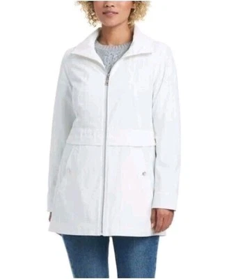 NUEVA Chaqueta de Lluvia Vince Camuto Damas, Blanca 2XL Foto 1 de 4