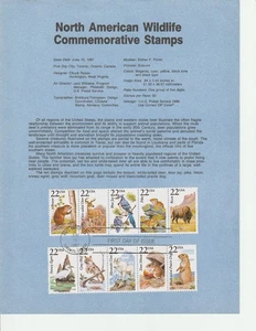 Scott# 2335a - North American Wildlife - 1987 - MNH - First Issue - Picture 1 of 5