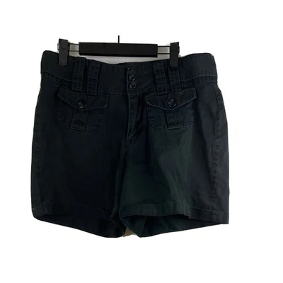Bermudas negras informales para mujer talla 10M Foto 1 de 4