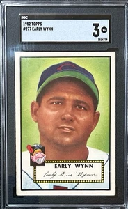 1952 Topps - #277 Early Wynn - SGC 3 (Centered) - Bild 1 von 2