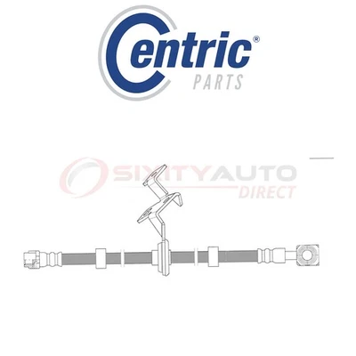 Centric Brake Hydraulic Hose for 1998-2003 Mercedes-Benz ML320 3.2L V6 - zs Foto 1 de 4