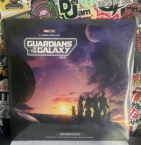 GUARDIANS OF THE GALAXY VOL 3 Soundtrack NEW 2LP PURPLE GALAXY GLITTER VINYL - Picture 1 of 3