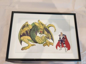 Fin Fang Foom Serigraph Animation Cel on Acetate! PROFESSIONALLY FRAMED!!!  - Picture 1 of 5