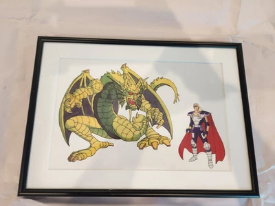 Fin Fang Foom Serigraph Animation Cel on Acetate! PROFESSIONALLY FRAMED!!!  - Image 1 of 4