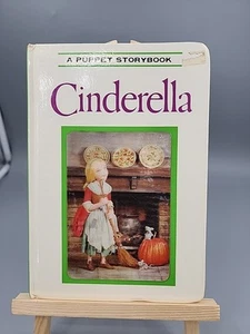 Vintage 1970s Cinderella A Puppet Story Book Grosset & Dunlap Oscar Weigle - Imagen 1 de 4