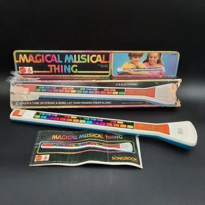 VTG Mattel Magical Musical Thing Toy Keyboard w/ Box & Songbook Tested/ Works - Picture 1 of 13