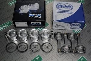 CP Pistons Eagle Rods SR20VE SR20VET 9.0:1 87mm SC7326V/CRS5365N3D - Picture 1 of 9