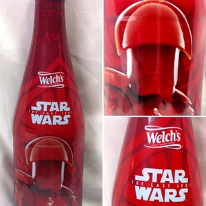 BOTELLA DE JUGO DE UVA ROJA ESPUMOSA STAR WARS THE LAST JEDI WELCHS GUARDIA PRETORIANA - Imagen 1 de 10