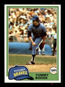 1981 Baseball Topps Tommy Boggs Atlanta Braves #132 3