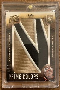 2013-14 Panini Prime Colors Logo RPC-FA Frederik Andersen 01/12 - Ducks - 3 clrs - Bild 1 von 2