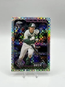 2024 Topps Chrome Update #USC20 Jordan Beck X-Fractor Rockies RC - Picture 1 of 2