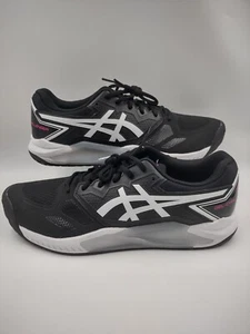 Asics Gel Challenger 13 ~ Para hombre 13 ~ Negro/Blanco/Rosa Caliente - Imagen 1 de 20