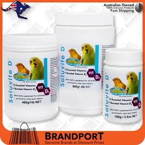 Vetafarm Soluvite D Vitamin Powder Supplement for Birds 900g or 450g ✅Fast Post✅ - Picture 1 of 3