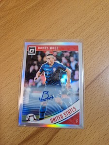 Donruss Soccer Autograph Signature Car USA Bobby Wood HSV Hannover 96 Sandwiches