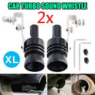 Produktbild - 2x Auto Turbo Sound Endrohr Auspuff Turbopfeife Pipe Whistle Blow Simulator XL