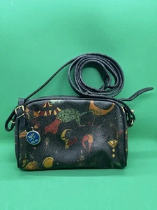 Vintage Piero Guidi Magic Circus Black Crossbody Adjustable Shoulder Strap - Picture 1 of 8