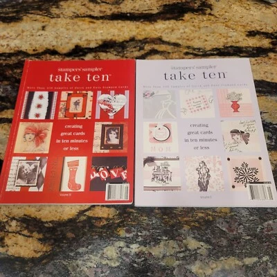 The Stampers' Sampler Book Vol II and III 2004 Rubber Stamps Card Crafting Hobby - Изображение 1 из 4