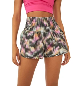 FP Movement The Way Home Printed Athletic Shorts - Picture 1 of 8