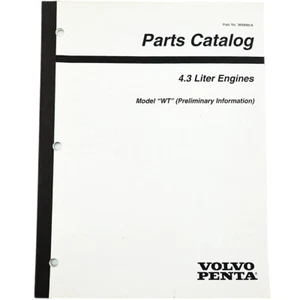 Volvo Penta 3850085-6 Genuine OEM 4.3 Liter Engines Model WT Service Manual - Picture 1 of 1