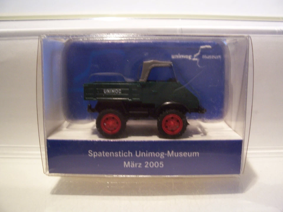 Wiking SOMO Unimog U 411  --  Spatenstich Unimog Museum  März 2005 -- - Bild 1 von 1