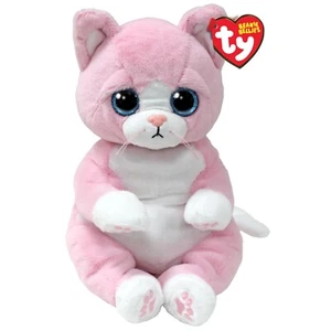 OFICIAL TY GORRO VIENTRES LILLIBELLE ROSA GATO MED 9"/23CM PELUCHE 43207 - Imagen 1 de 1