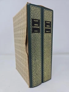 Anna Karenine, Leon Tolstoi, 2 Bände Set, 1979, Erstausgabe Schuber Hardcove - Bild 1 von 8