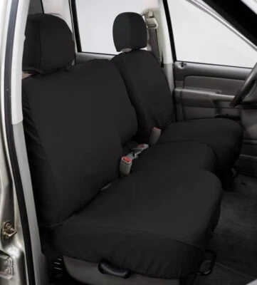 NUEVAS fundas de asiento trasero Covercraft SeatSaver de polialgodón negras SS8485PCCH F250 19-21 Foto 1 de 4