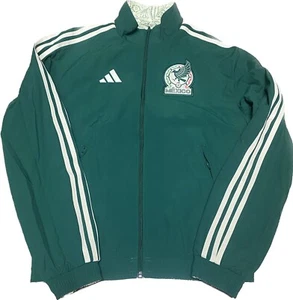 Size XL Mens adidas Mexico Reversible Anthem Jacket 2022 Green Jacket HF1439 - Picture 1 of 5