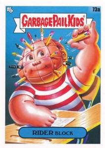 73A RIDER BLOCK 2020 GPK Late to School