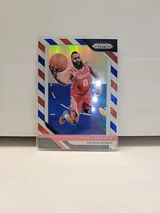 2018-19 James Harden Rockets Panini Prizms rojo blanco y azul #34 - Imagen 1 de 1