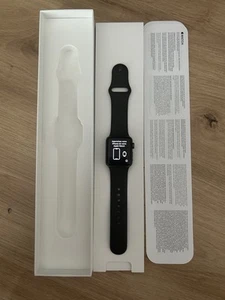 Apple Watch Series 3 38mm Space Grey Black Sport GPS Top Zustand - Bild 1 von 7