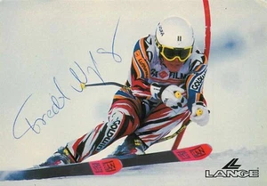 Fredrik Nyberg - Swedish Alpine Ski Star - Signed Autograph Card - Picture 1 of 2