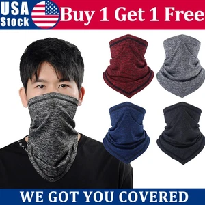 Neck Gaiter Bandana Face Masks UV Protection Scarf Cover for Outdoor Ski Cycling - Picture 1 of 19
