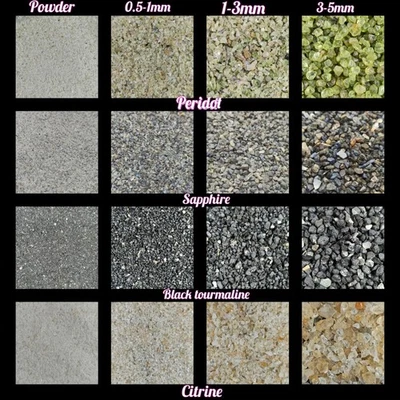 Natural Coarse Crushed All Size Gemstone For Crafts Art Making Wood Working - Image 1 of 4