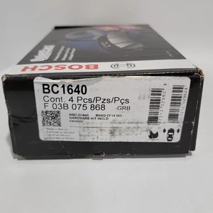 Juego de pastillas de freno de disco de cerámica Bosch QuietCast Premium BC1640 4 piezas se adapta a modelos seleccionados - Imagen 1 de 2