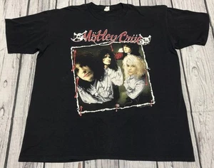 RARE VINTAGE MOTLEY CRUE DR FEELGOOD TOUR 89/90 MEN'S T-SHIRT SIZE XL USA VTG - Picture 1 of 12