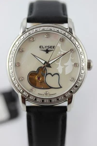 ELYSEE Monrose orologio da donna automatico bilanciere aperto fondo in vetro 36 mm 11000 - Foto 1 di 21