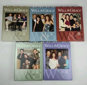 Will & Grace DVD Lot Season 1 2 3 4 5 LGBTQ+ TV Show Sitcom 90s *AS IS* - Picture 1 of 4