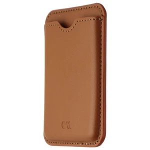 Case-Mate Magnétique Porte-Carte pour Magsafe Compatible Iphones - Cognac Marron - Photo 1 sur 2