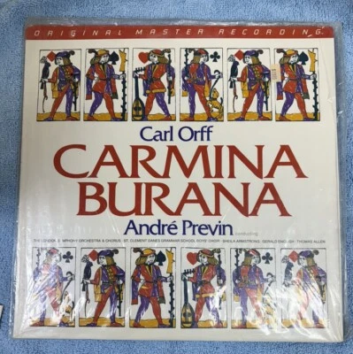 Carl Orff, André Previn, Carmina Burana SEALED Original Master Recording - Image 1 of 2