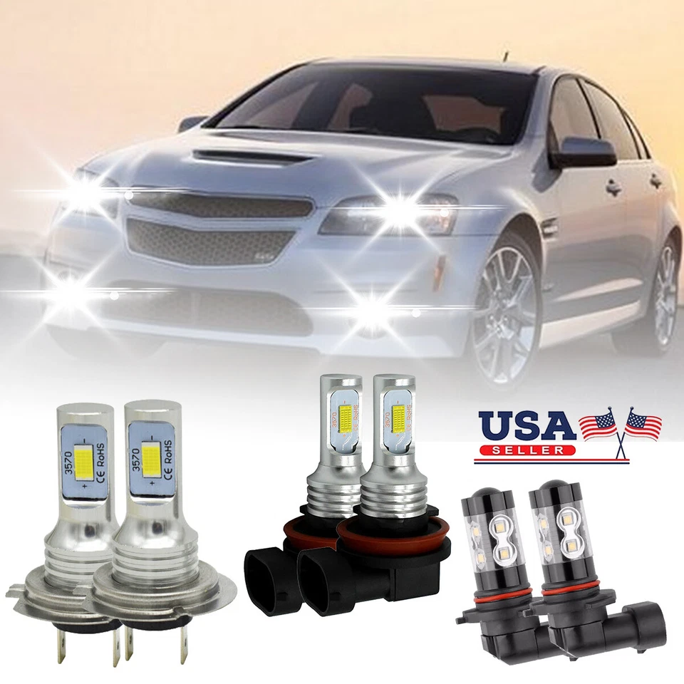 Kit combinado de bombilla antiniebla alta baja para Chevy Malibu 2013 2014 2015 LED Foto 1 de 4