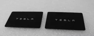 Nuevo JUEGO DE 2 TARJETAS LLAVE Cybertruck originales OEM TESLA modelo S 3 X Y 1131087-00-g - Imagen 1 de 2