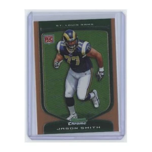 2009 Bowman Chrome Bronze Refractor Jason Smith 032/225 St. Louis Rams #141 - Picture 1 of 3
