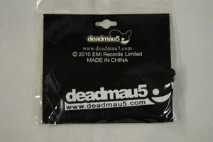 DEADMAU5 Nero Logo Gomma Calamita Frigo Nuovo Ufficiale Rare Joel Zimmerman - Picture 1 of 2